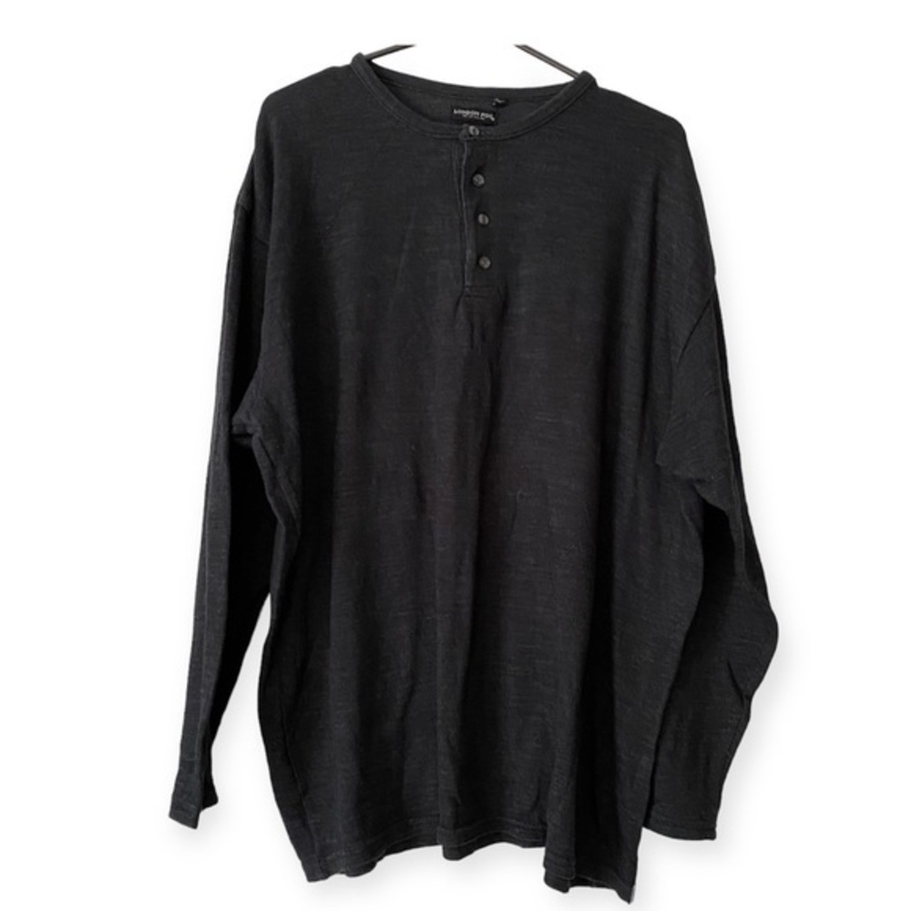 London Fog Shirt Mens‎ Size 2X Button LongSleeve Pull Over Cotton Blend